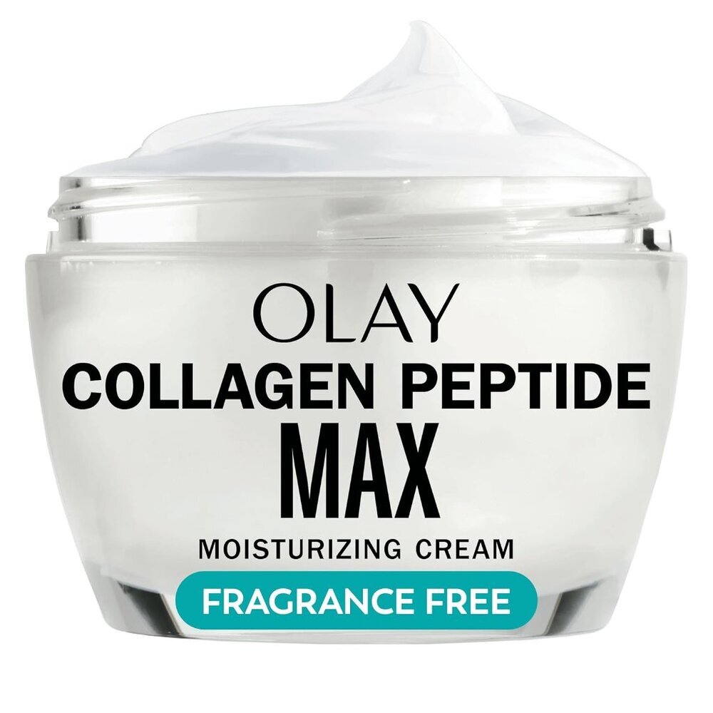 Collagen Peptide Face Moisturizer, Firming Cream for Women, Fragrance-Free, Non-